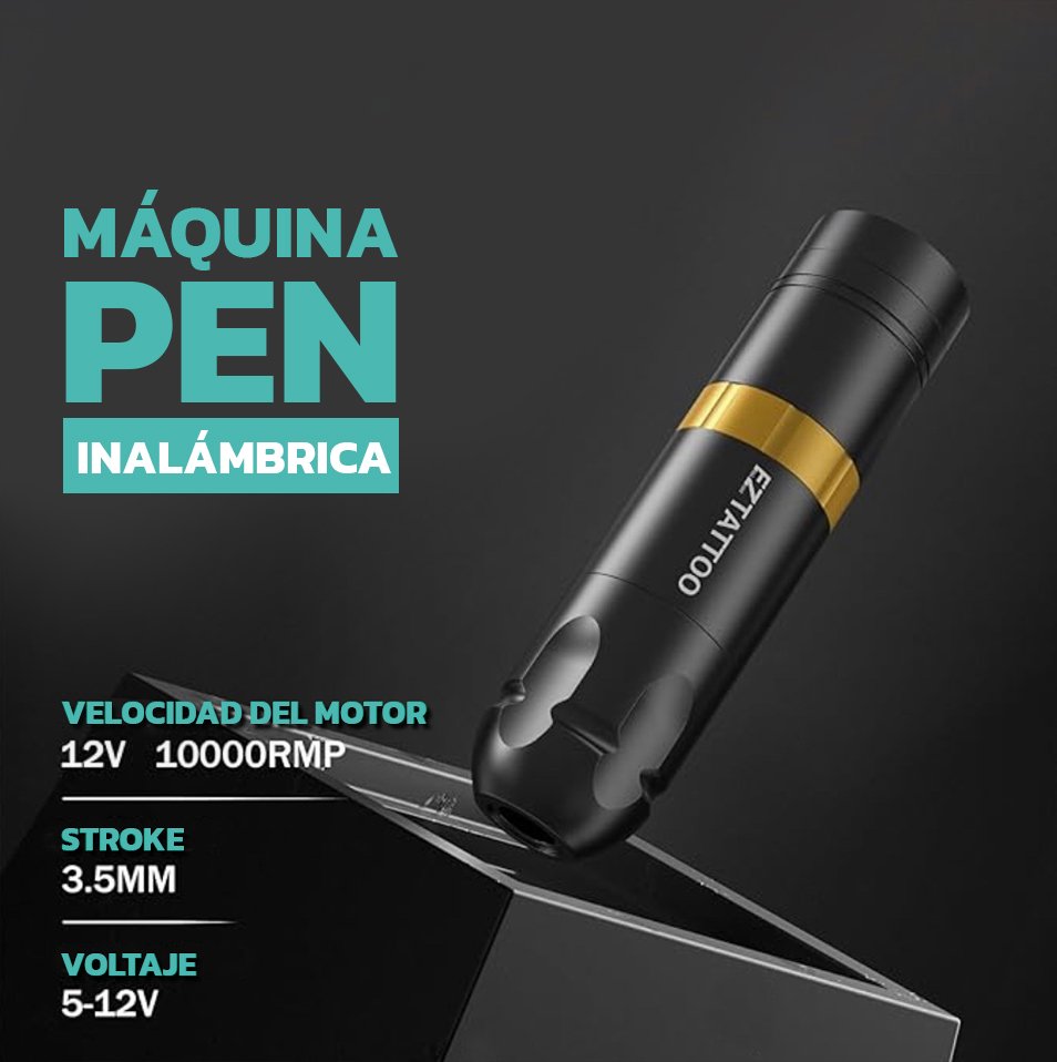 Máquina Pen Inalámbrica - EZ Tattoo | Inktinerante